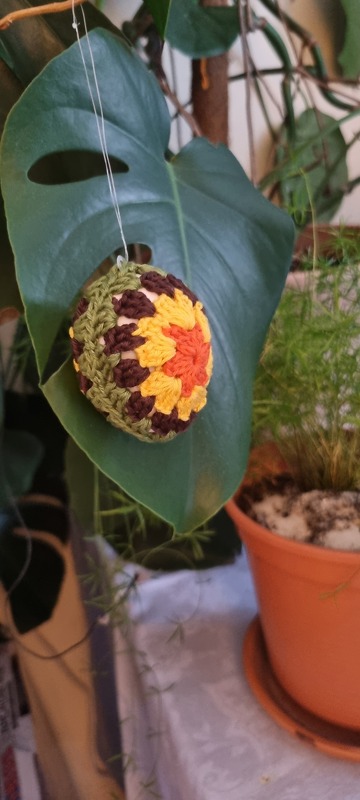 Häkelanleitung Ostereier "Ester", Boho-Look zu Ostern, Osterdeko gehäkelt