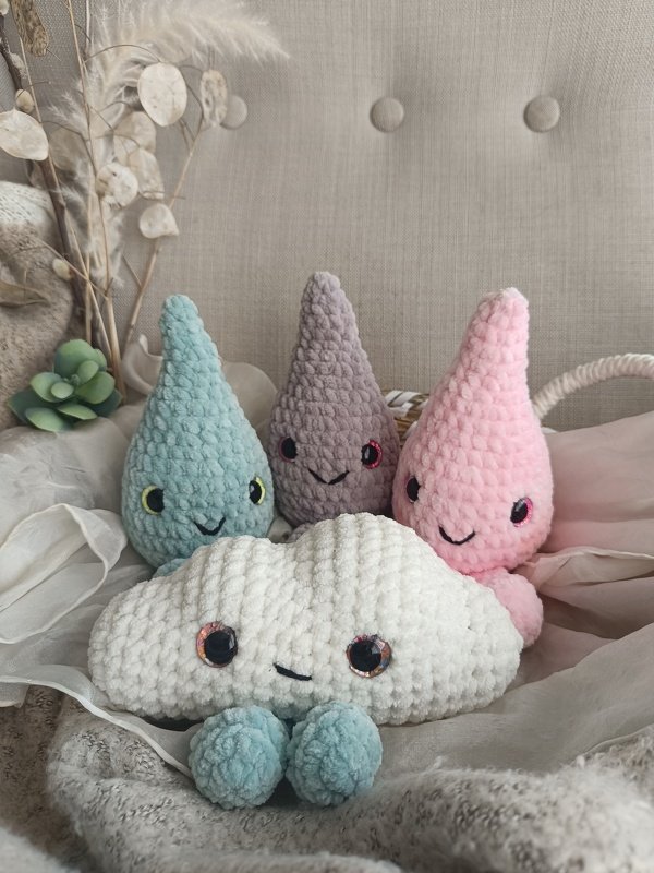 Himmels-Freunde Bundle – Wolke, Tropfen, Stern &amp; Mond