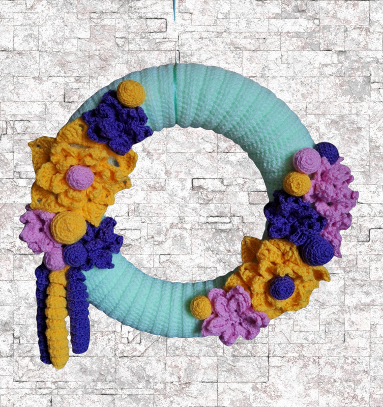 Türkranz mit Blüten