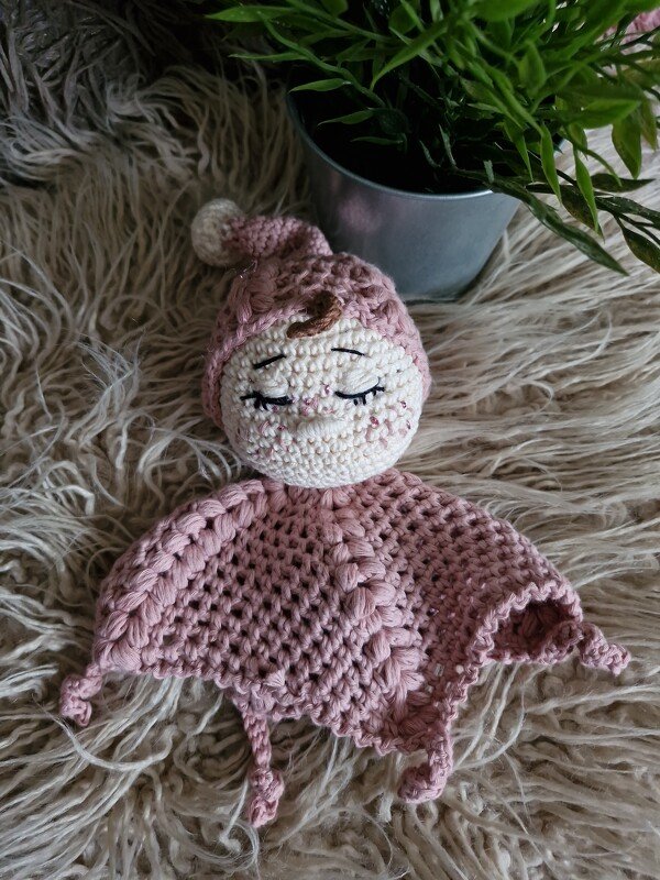 Häkelanleitung Schmusetuch/Schlafpüppchen „Charlie“