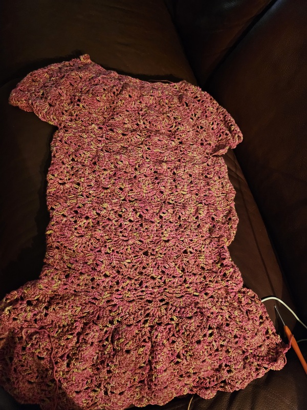 Tunika/Shirt/Kleid Willow, gerade oder schräg, Häkelanleitung