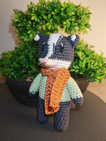 Testergebnisse Winter - Dachs mit Schal
#amigurumi #häkeln #tierehäkeln #testergebnisse
#winter #dachs #waldtiere #diy