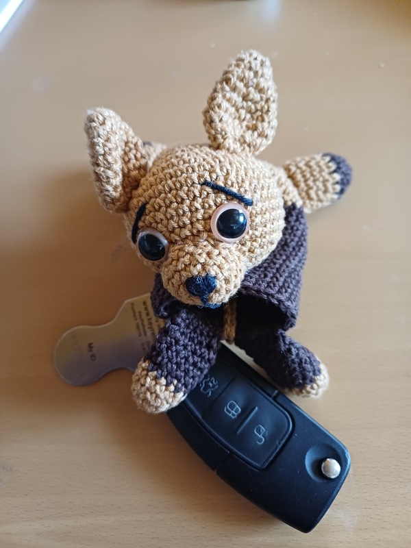 Hunde-Schlüsseletui.Hunde-Schlüsseltasche