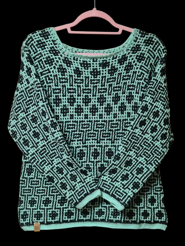 CAL "Woven Wostra" unisex Häkelpullover RVO in allen Größen