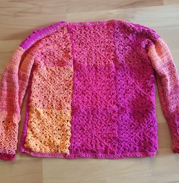 Hier mein Marchy Pulli...hat großen Spaß gemacht ihn zu häkeln.
