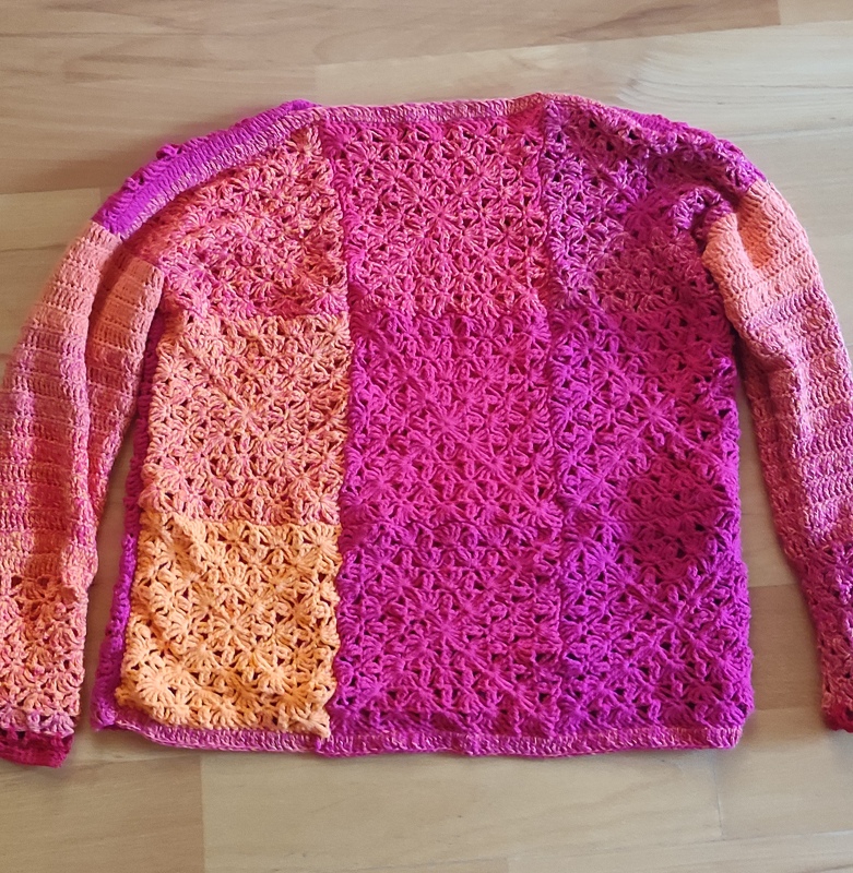 Marchy - Häkelanleitung für Jacke und Wendepulli im Patchworkstil