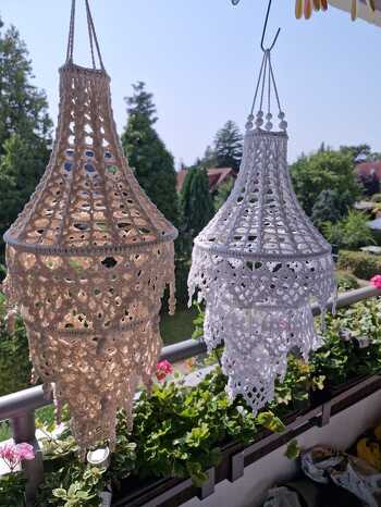 Lampion boho chic, hat Spass gemacht