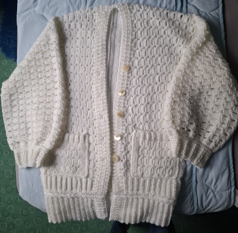 Häkelanleitung JACKE "WHITE DIAMOND"