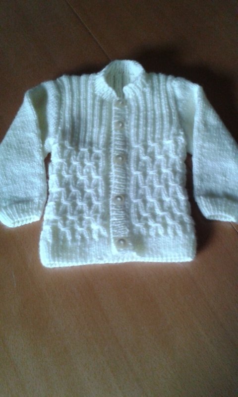 Strickanleitung für Babyjacke "Frühling"