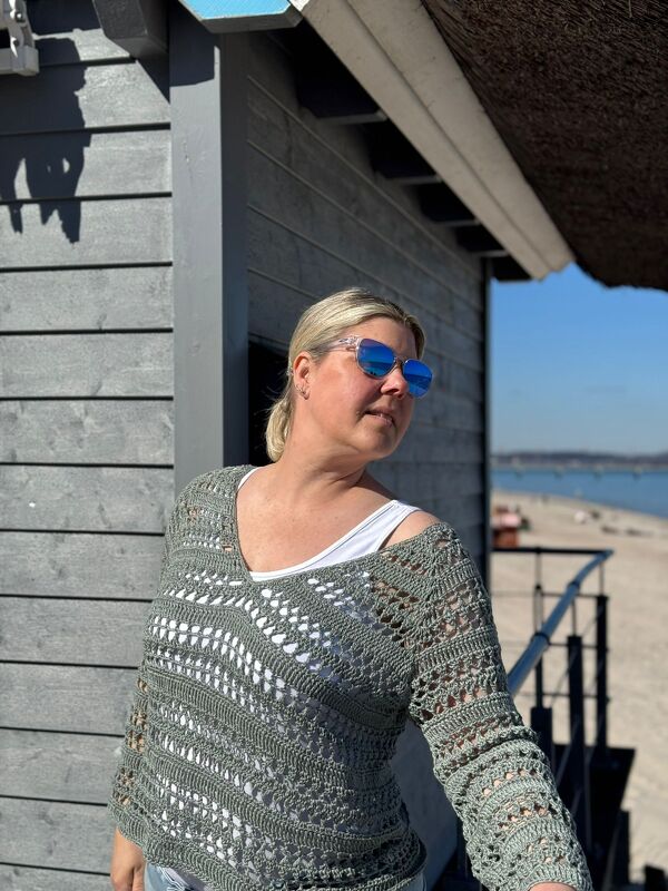 Häkelanleitung Pullover/Shirt Mitena