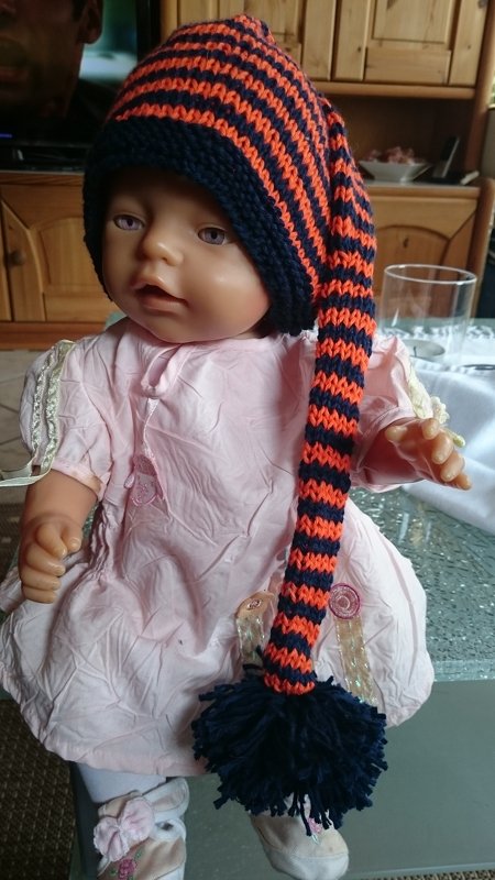 Babyset "Bijou" - Zipfelmütze und Bootie