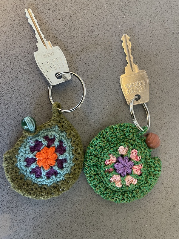Mini-Mandala Bag – Schlüsselanhänger, Taschenbaumler, Geldtäschchen