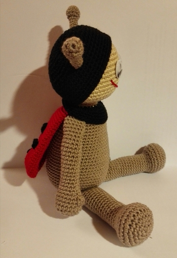 Das Käferchen ist so niedlich, den muss ich noch mal häkeln, denn ich habe ein paar kleine Fehler gemacht ( die aber nicht sehr auffallen) 