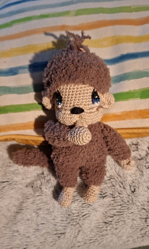 Häkelanleitung Coco das kleine Äffchen – flauschiges Amigurumi PDF