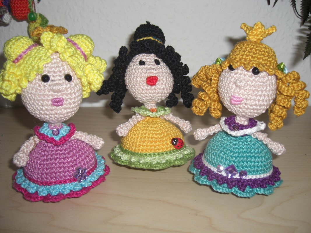 kleine Frühlingsprinzessinen - Häkelanleitung