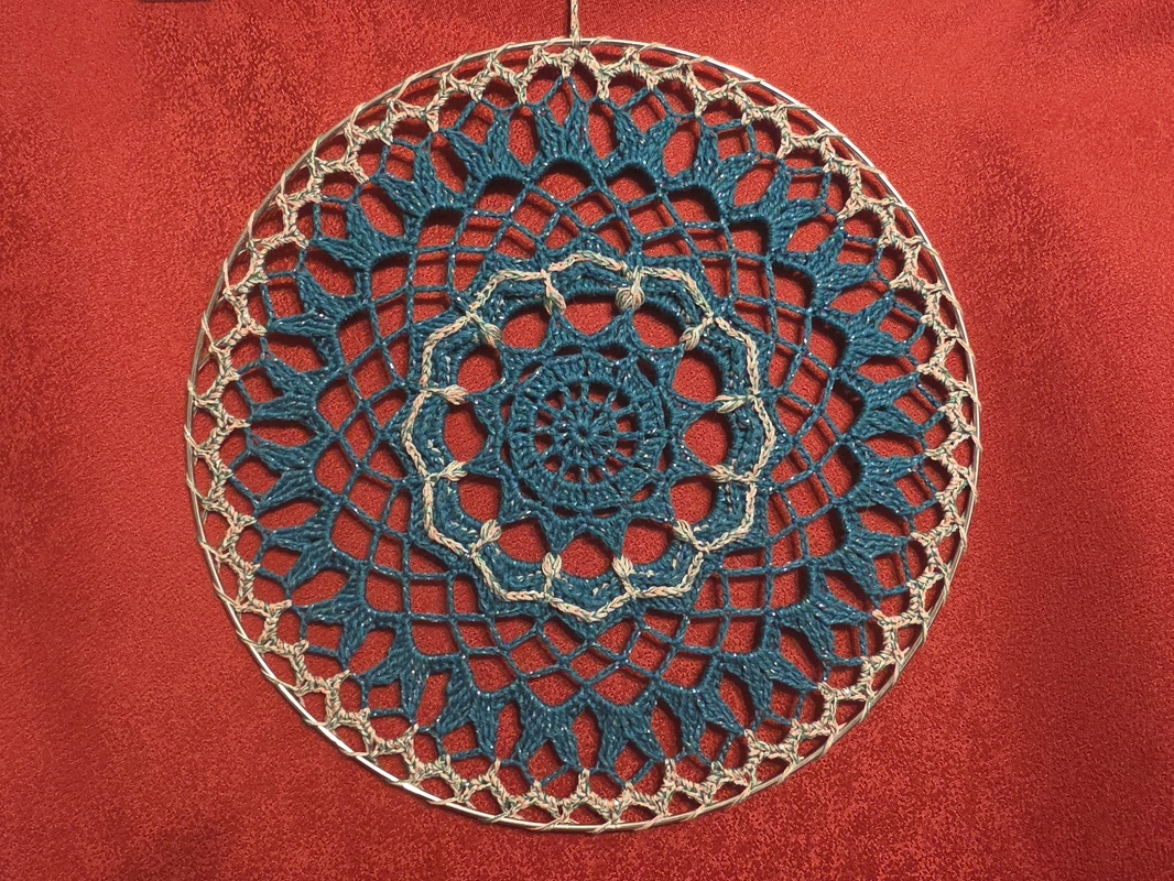 Häkelanleitung Mandala / Traumfänger "Jeanny"