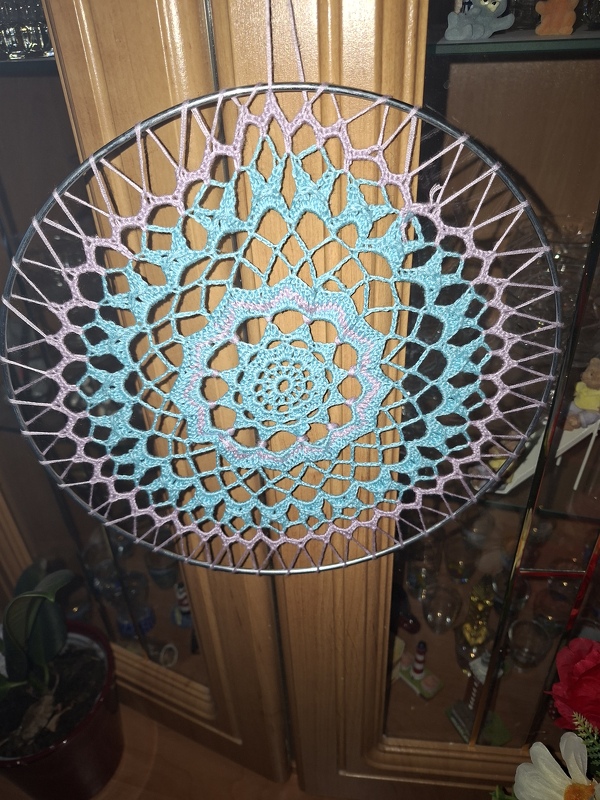 Häkelanleitung Mandala / Traumfänger "Jeanny"