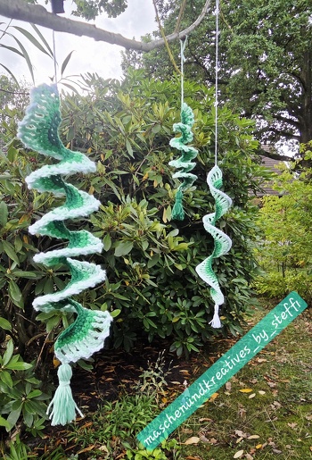 Die #windspinner sind schnell und leicht #gehäkelt und sie mal etwas anderes mit einem #besonderem Muster!