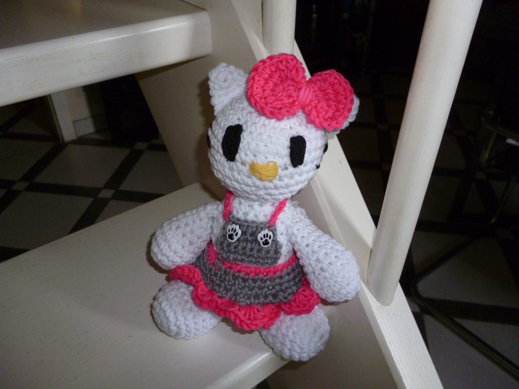 Leni, die kleine Kitty - PDF Häkelanleitung