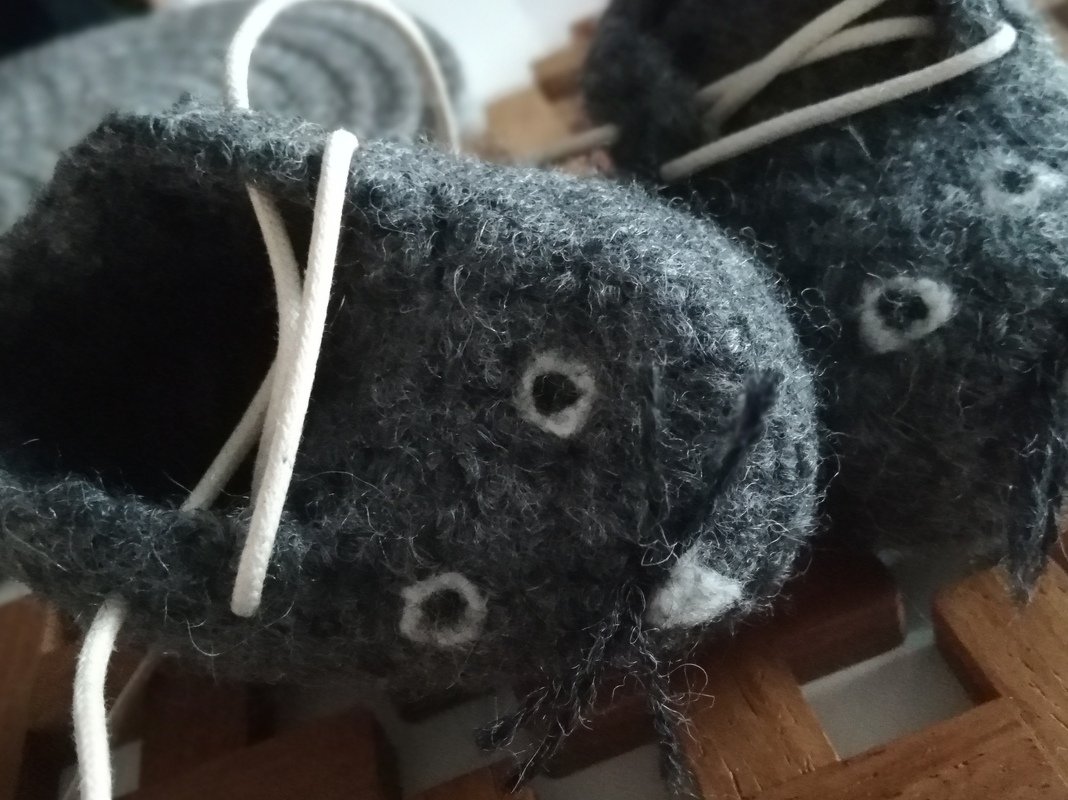 Baby-Booties häkeln und filzen (4 Größen)