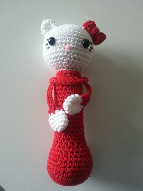 Blumi, die Rasselfreundin - PDF Häkelanleitung