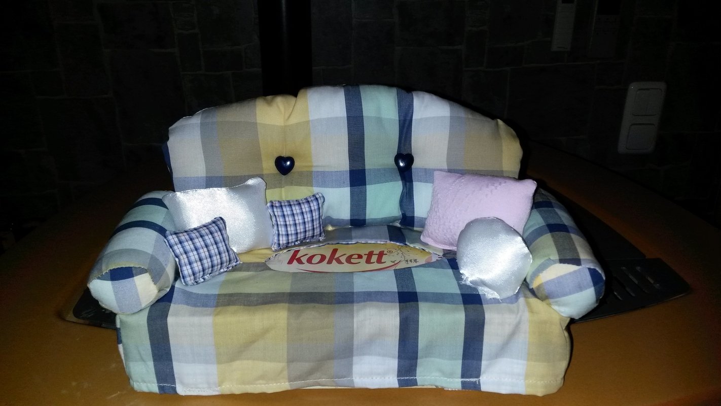 Kosmetikbox-Sofa Landhaus