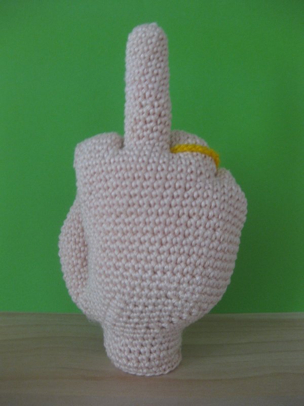 Häkelanleitung - Das Händchen (lebensgroß) - sehr einfach