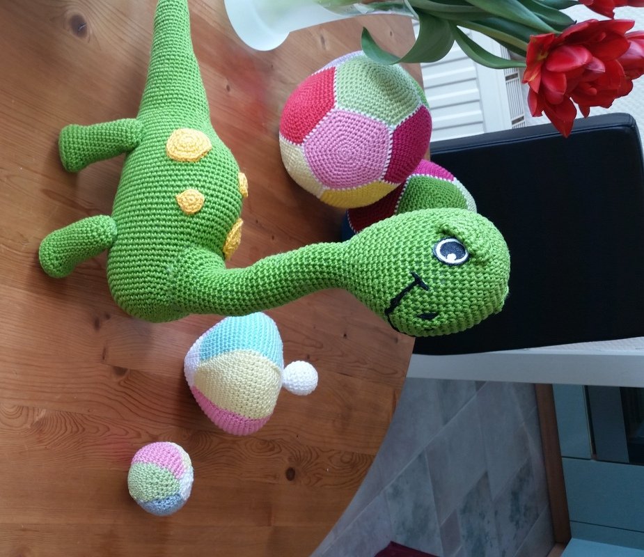 E-Book - Amigurumi - Häkelanleitung - Dino Lino