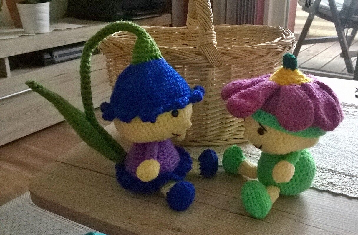 Blumenkinder Primelchen und Glöckchen