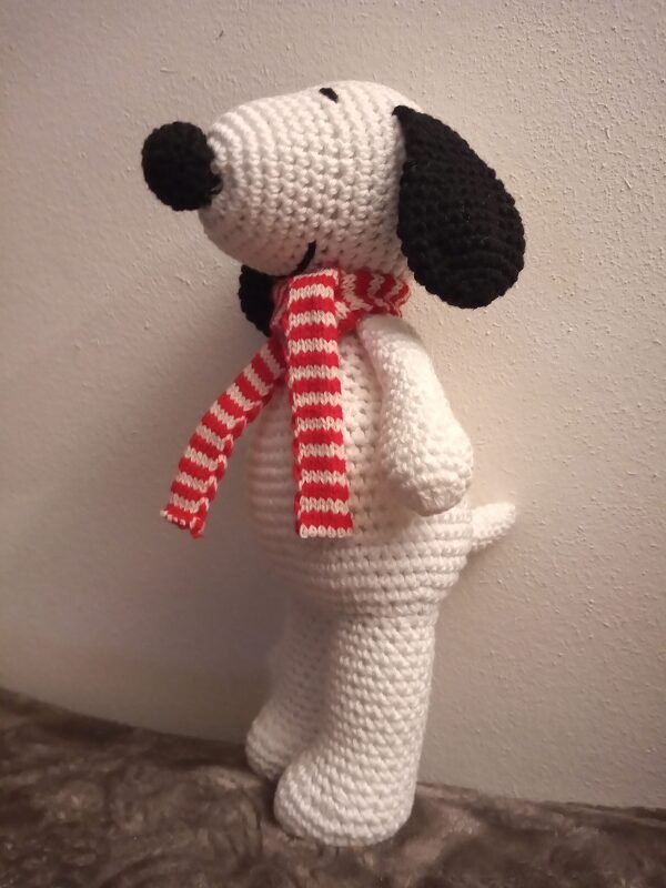 Häkelanleitung großer Hund Snoopy Hündchen Peanuts 30 cm