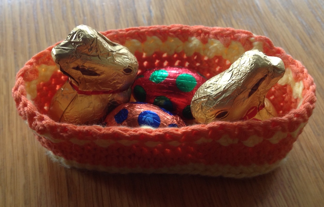 Häkelanleitung Dekokörbchen