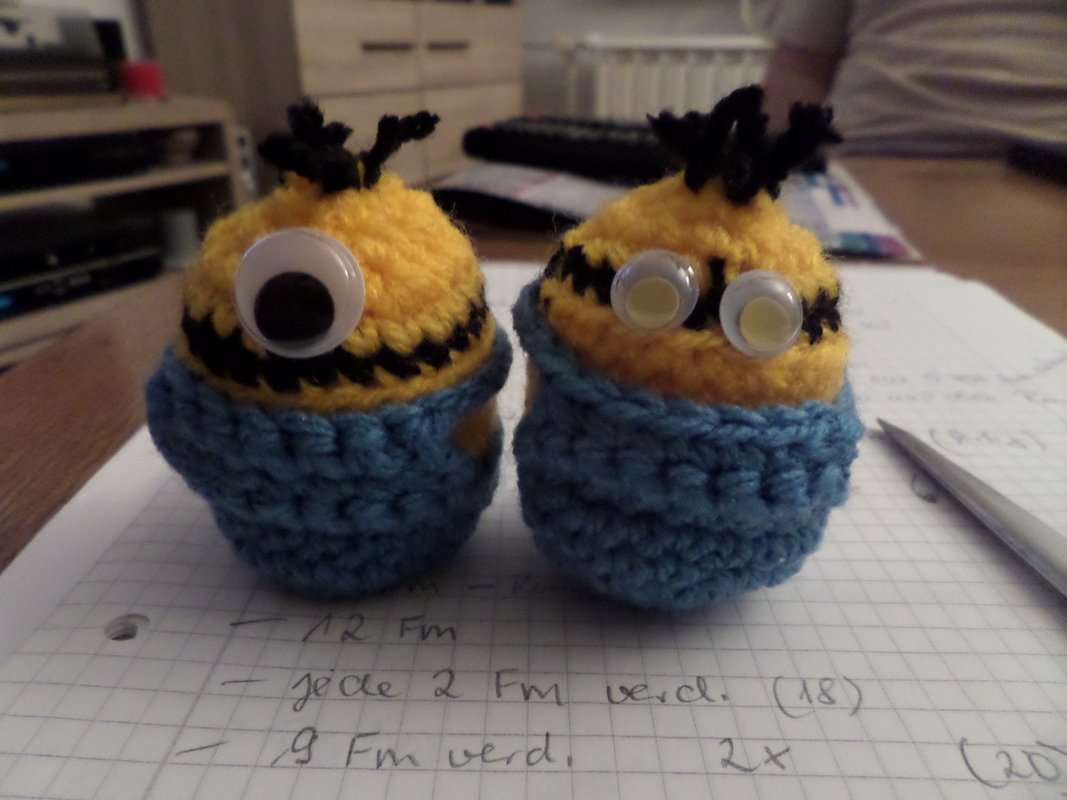Kostenlose Häkelanleitung. Minions