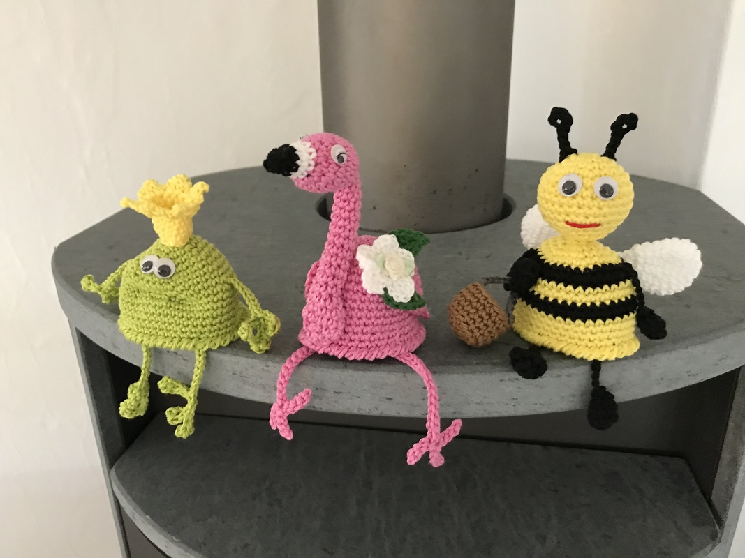 Eierwärmer Froschkönig, Häkelanleitung - PDF Datei