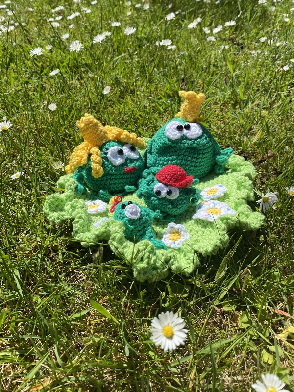 Eierwärmer Froschkönig, Häkelanleitung - PDF Datei