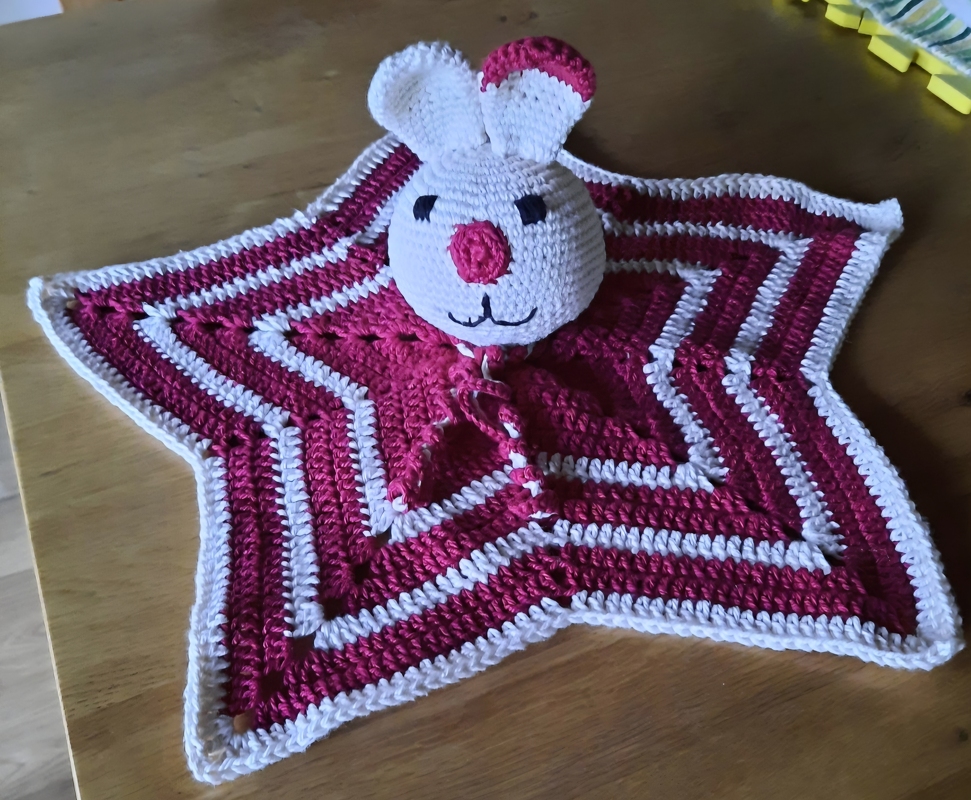 Crochet Pattern Bunny Lovey Blanket for Babies &amp; Toddlers | Lovey LORIS