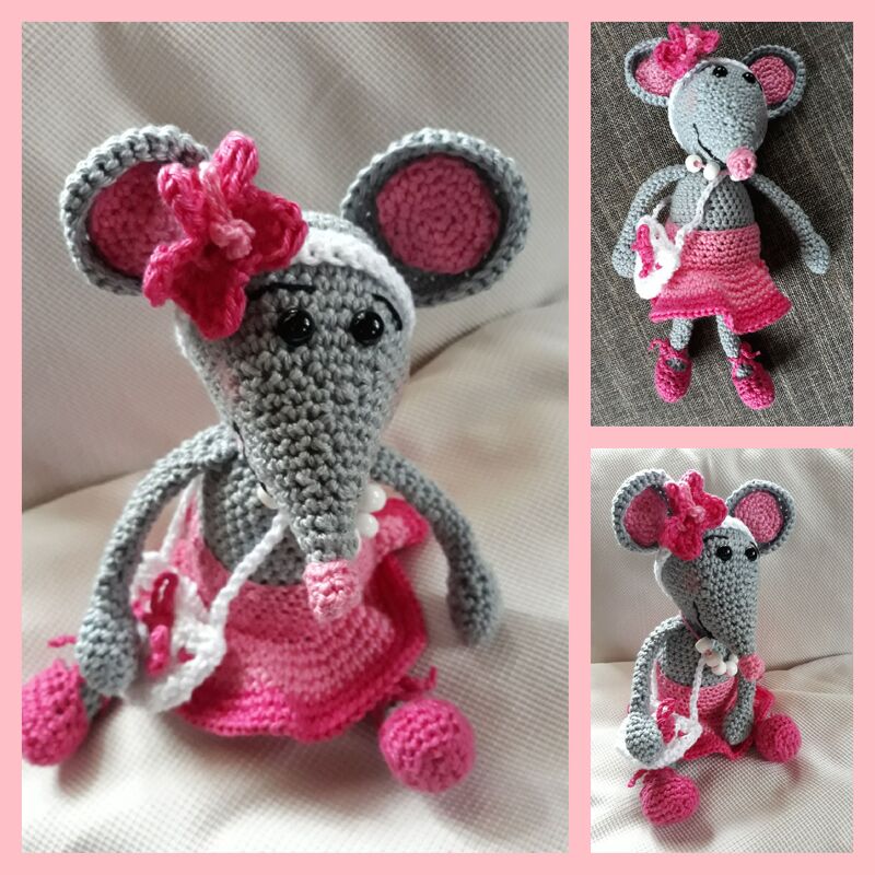 Fräulein Emily Maus Häkelanleitung PDF Datei