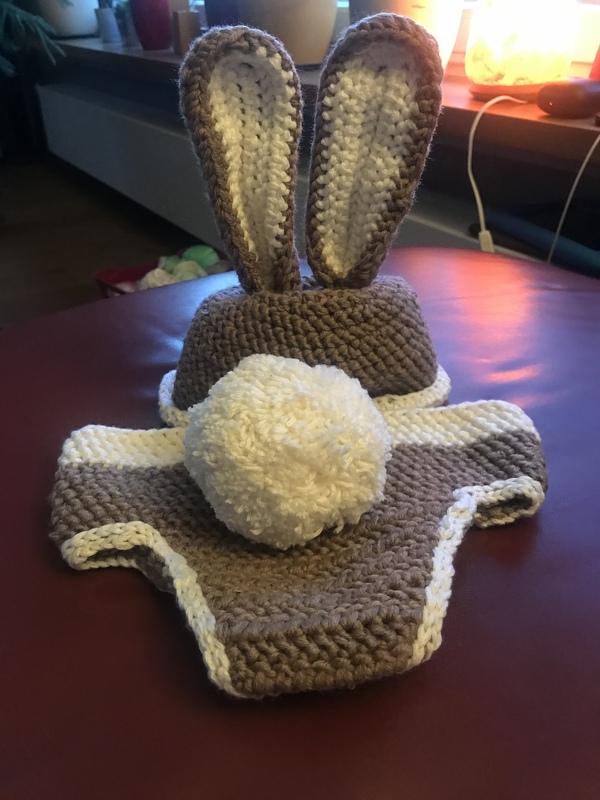 Häkelanleitung Neugeborenen Baby Set Hase Fotoshooting Kostüm