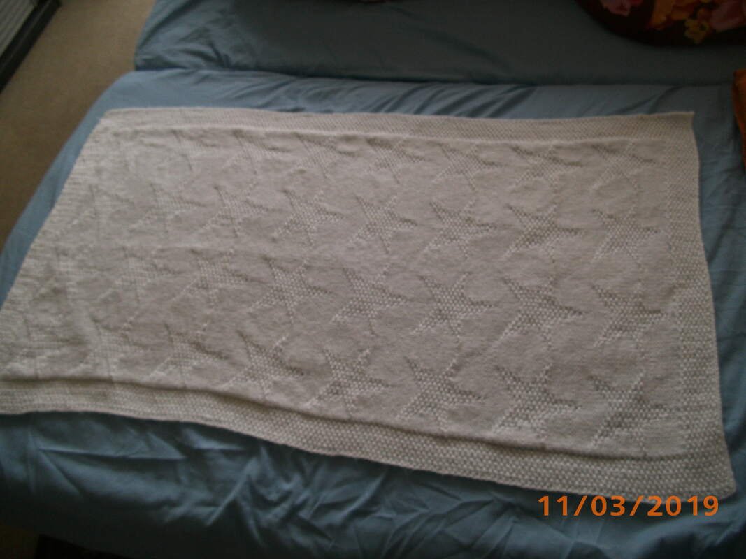 Strickanleitung I Babydecke Sternenmeer