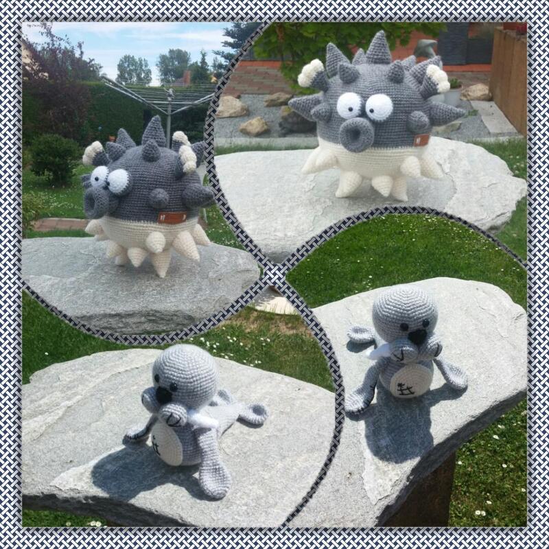 Häkelanleitung: Walross Darius