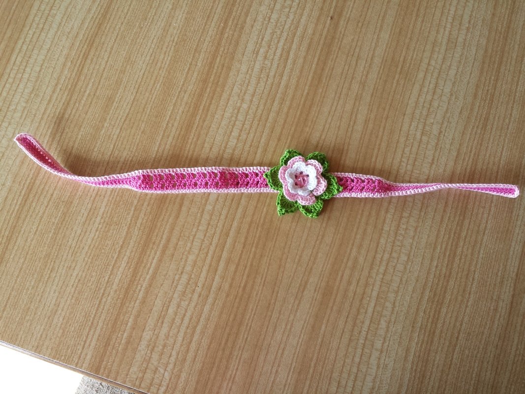 E-book, Häkelanleitung Milina, Haarband zum Binden