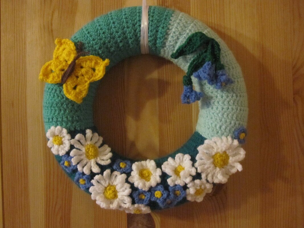 Gänseblümchen Streudeko in 3 Größen Häkelanleitung