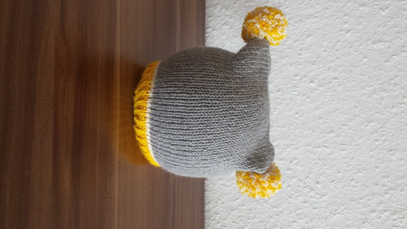 Strickanleitung Baby-Mütze "Leon", ca. 4 - 10 Monate