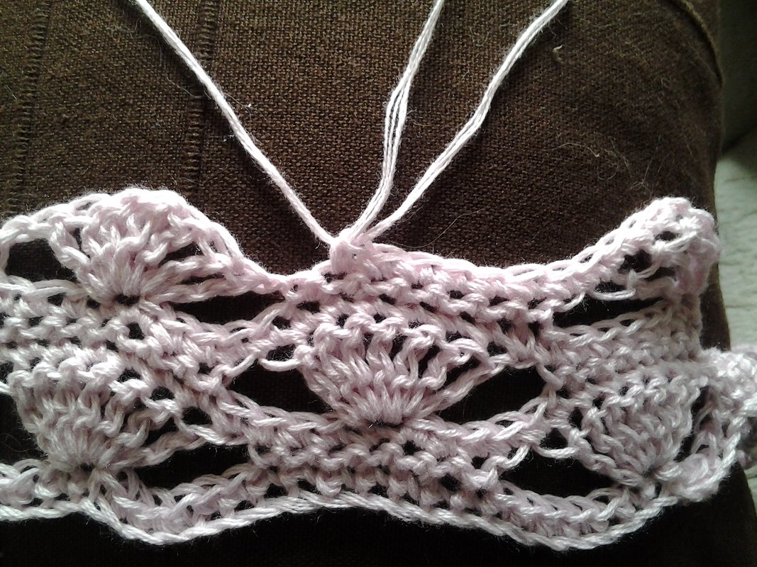 Sommerlicher Häkelponcho Pfauenauge