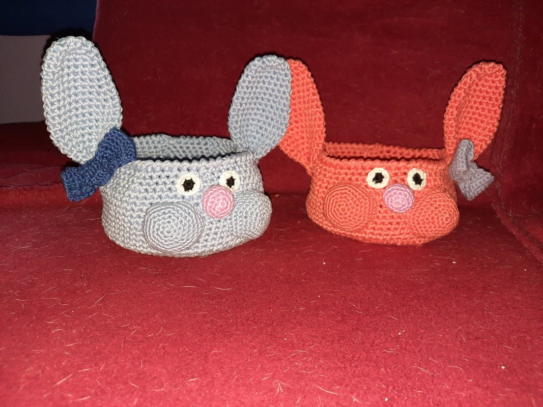 Häkelanleitung &quot;Hasenkörbchen&quot;