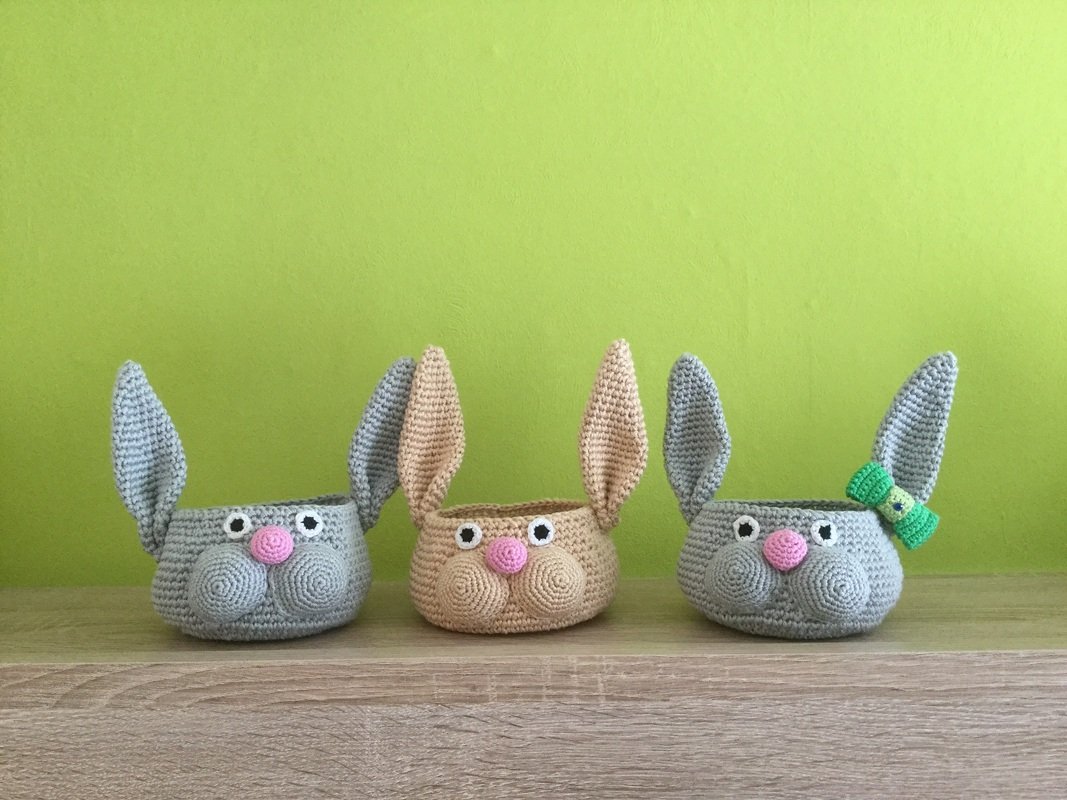 Häkelanleitung &quot;Hasenkörbchen&quot;