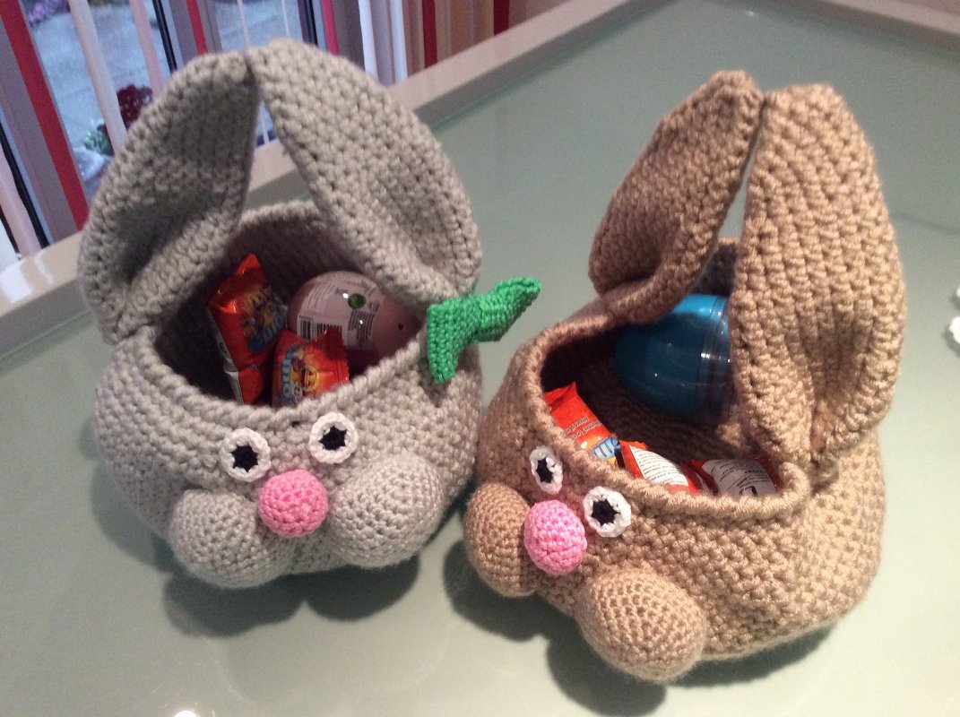 Häkelanleitung &quot;Hasenkörbchen&quot;