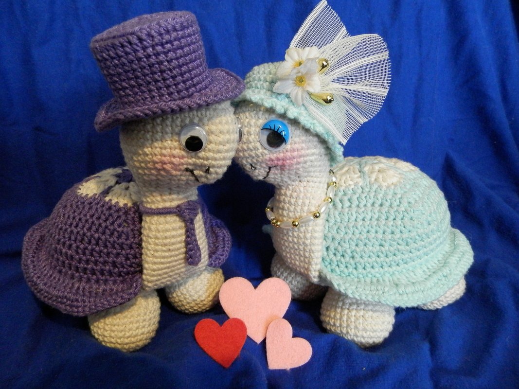 Blumenkrötchen - Amigurumi Schildkröte Häkelanleitung