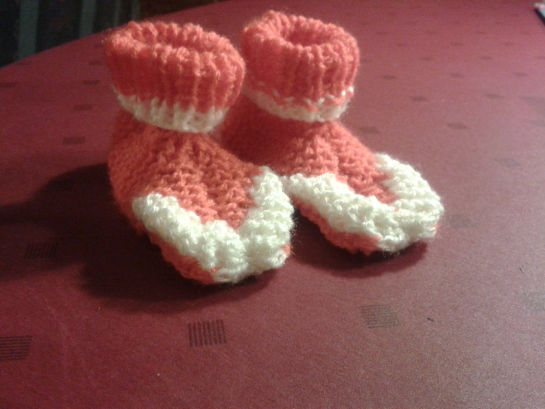 Baby-/Kleinkinderschuhe - Strickanleitung - Füchse