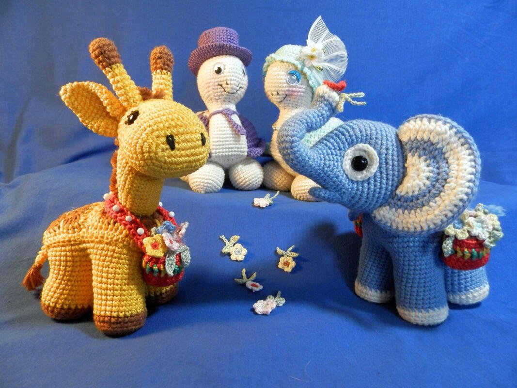 Blumenraffe - Amigurumi Giraffe Häkelanleitung