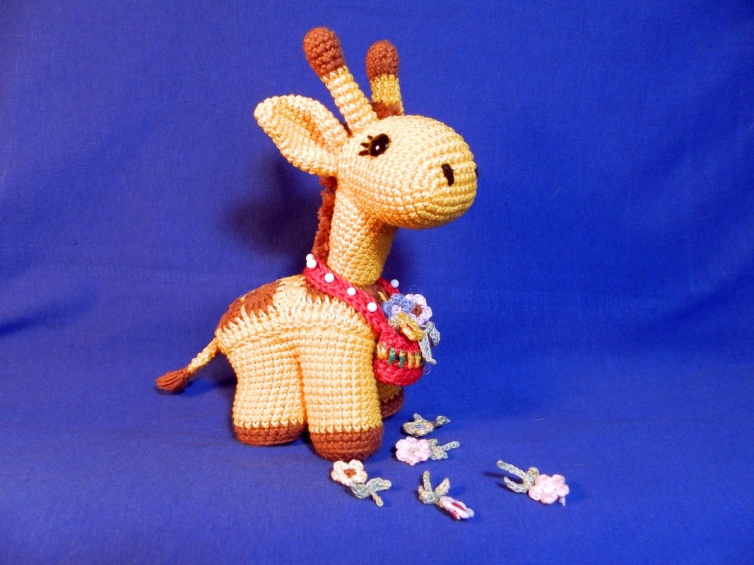 Blumenraffe - Amigurumi Giraffe Häkelanleitung